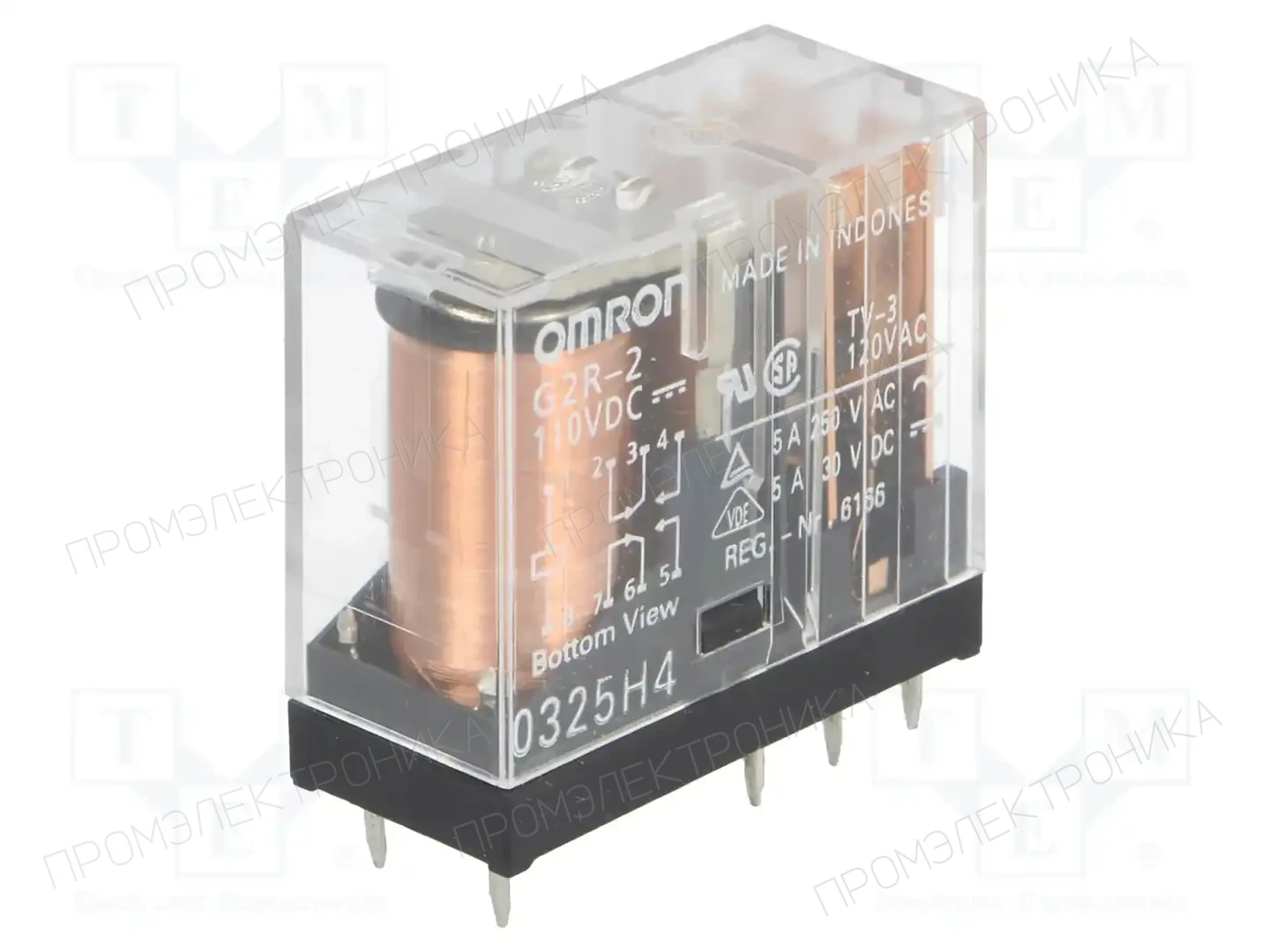 OMRON Electronic Components G2R-2 110VDC — Реле электромагн. миниатюрные