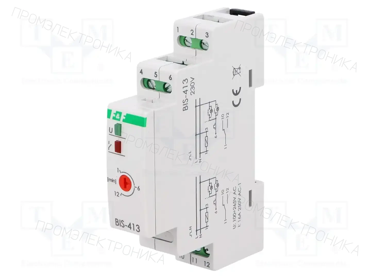 F&F BIS-413 230V — Монтажные реле