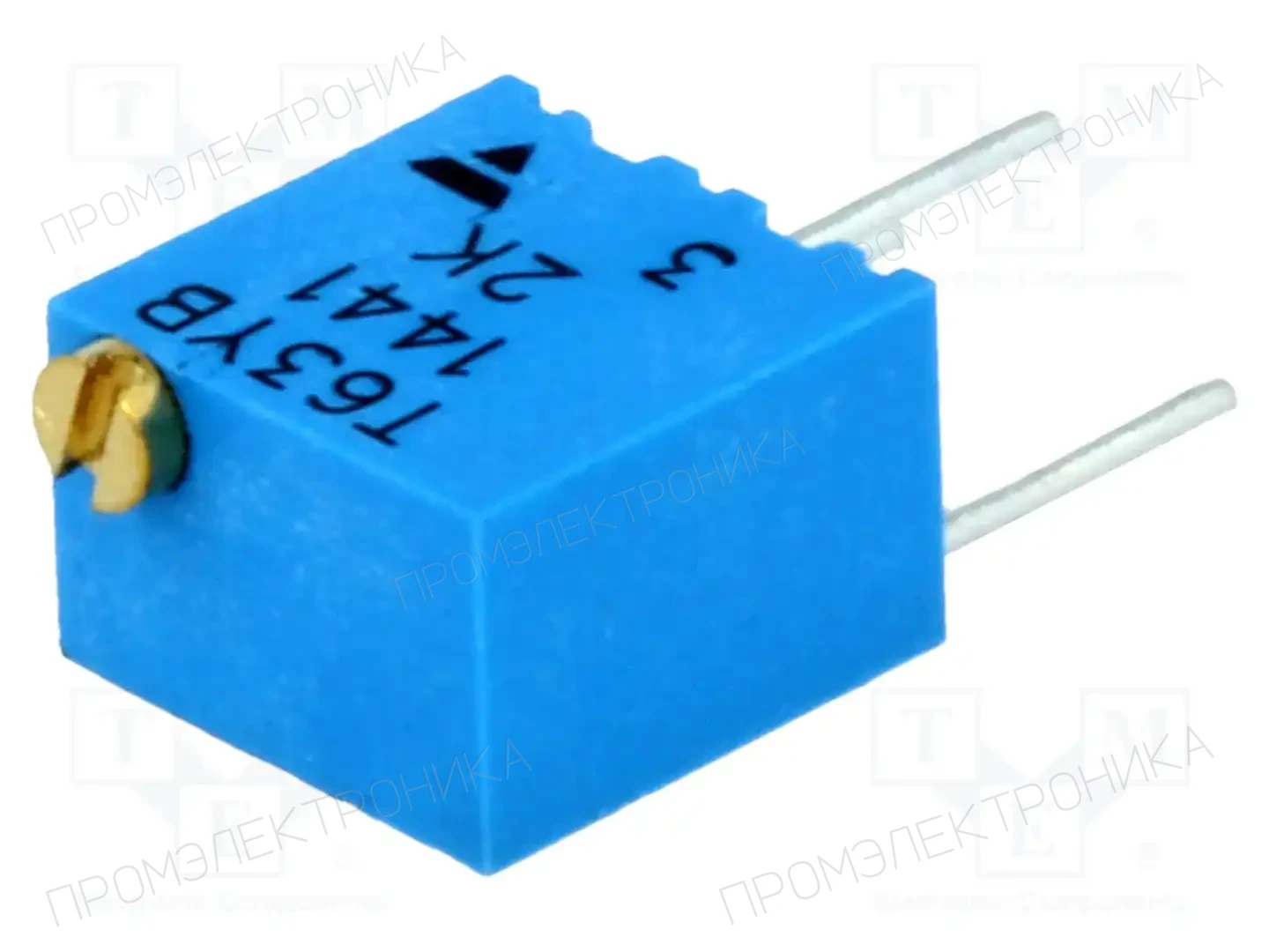 VISHAY T63YB202KT20 — Потенциометры THT многооборотные 1/4 дм