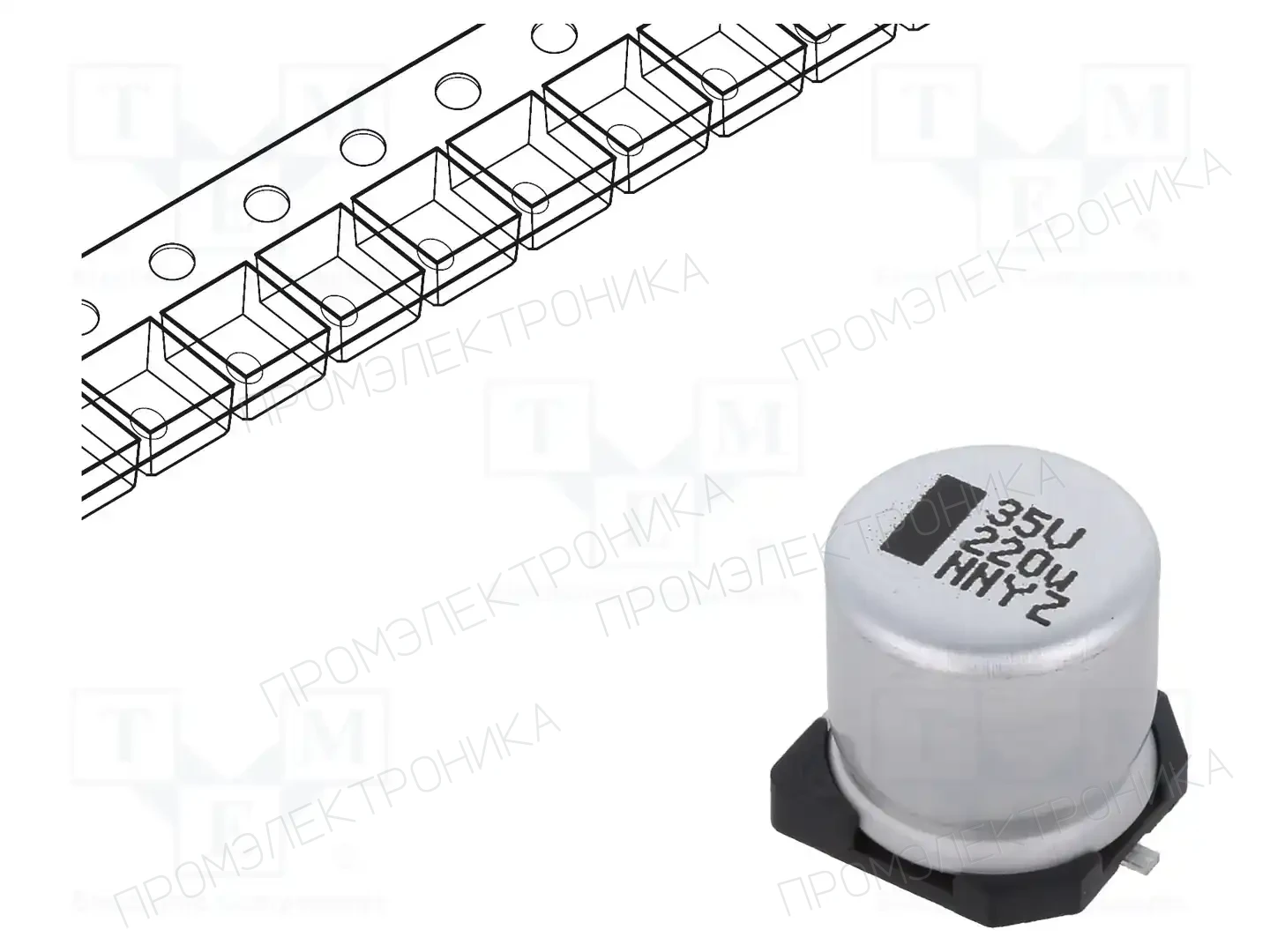 VISHAY MAL215097001E3 — Конденсаторы электролитические SMD