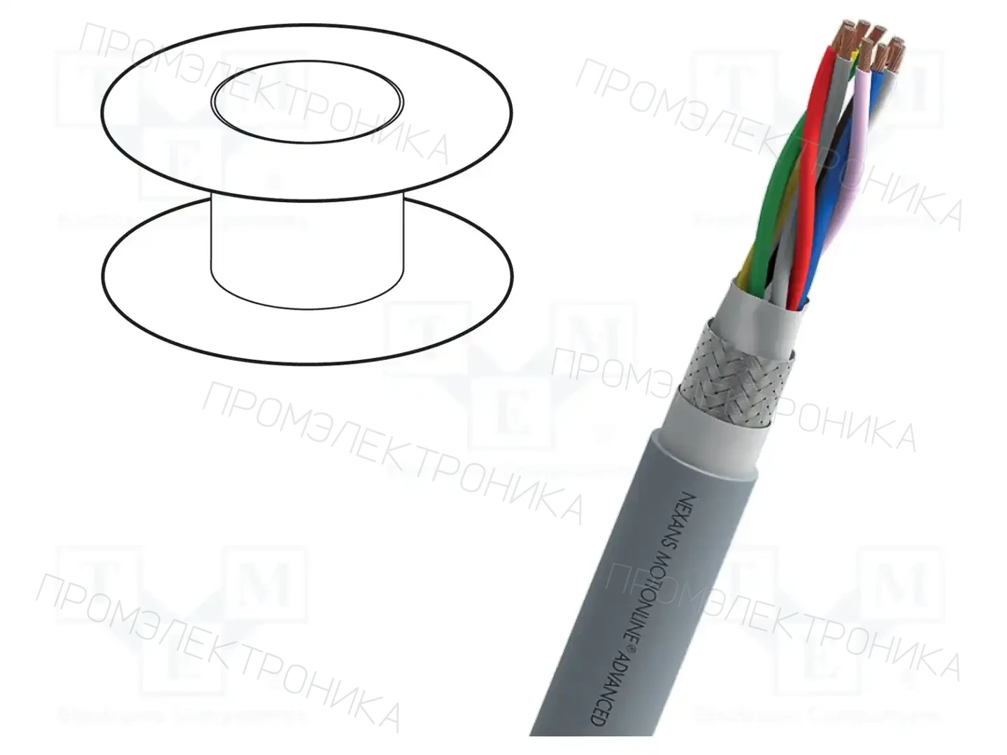 NEXANS Q203404E100 — Провода многожильные экранированные