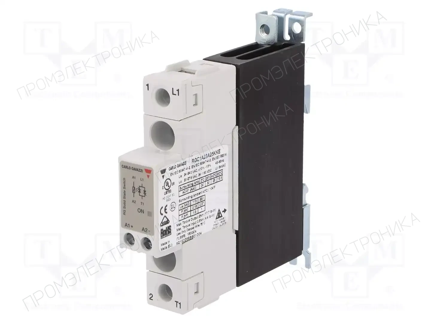 CARLO GAVAZZI RGC1A23A25KKE — Реле SSR однофазные