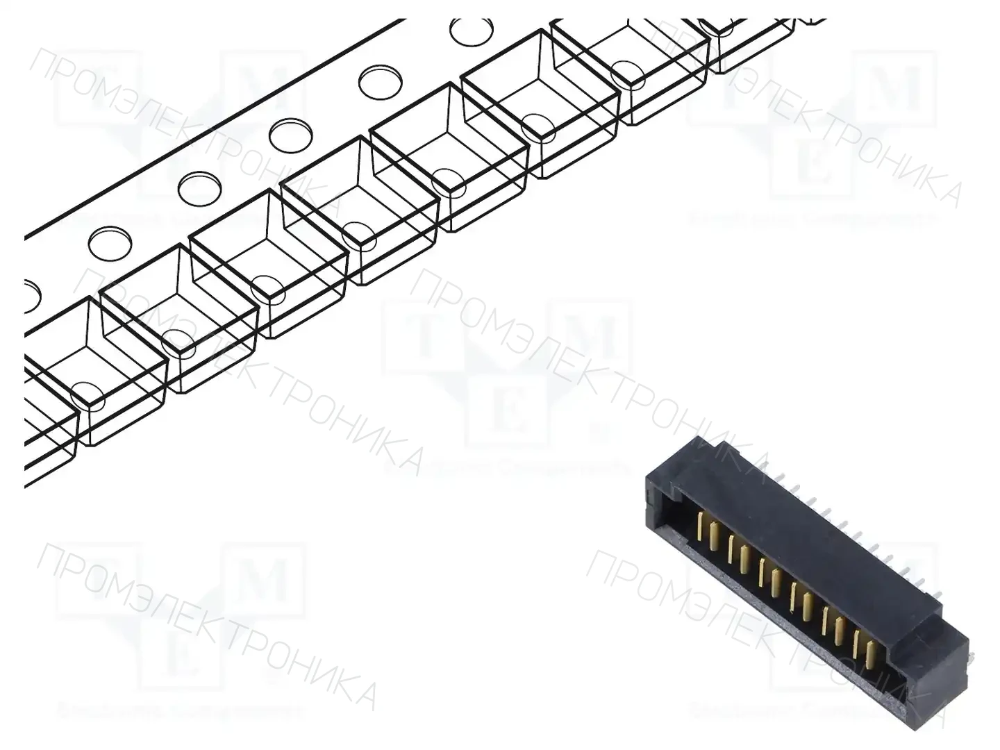 SAMTEC UPT-06-03.0-01-L-V-LC-TR — Штекерные планки и гнезда