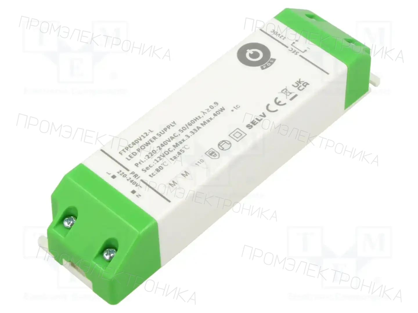 POS FTPC40V12-L — Блоки питания для LED