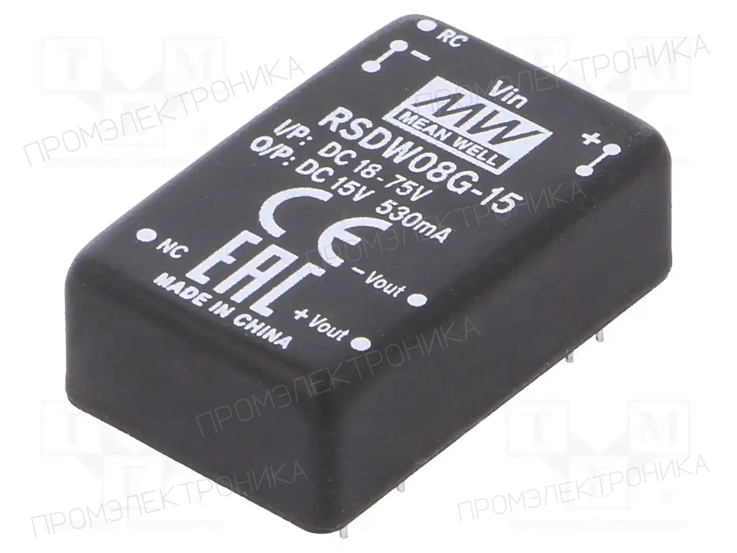 MEAN WELL RSDW08G-15 — Преобразователи DC/DC