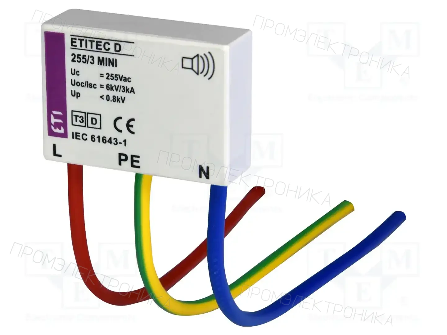ETI POLAM ETITEC D 255/3 MINI — Ограничители перенапряжения