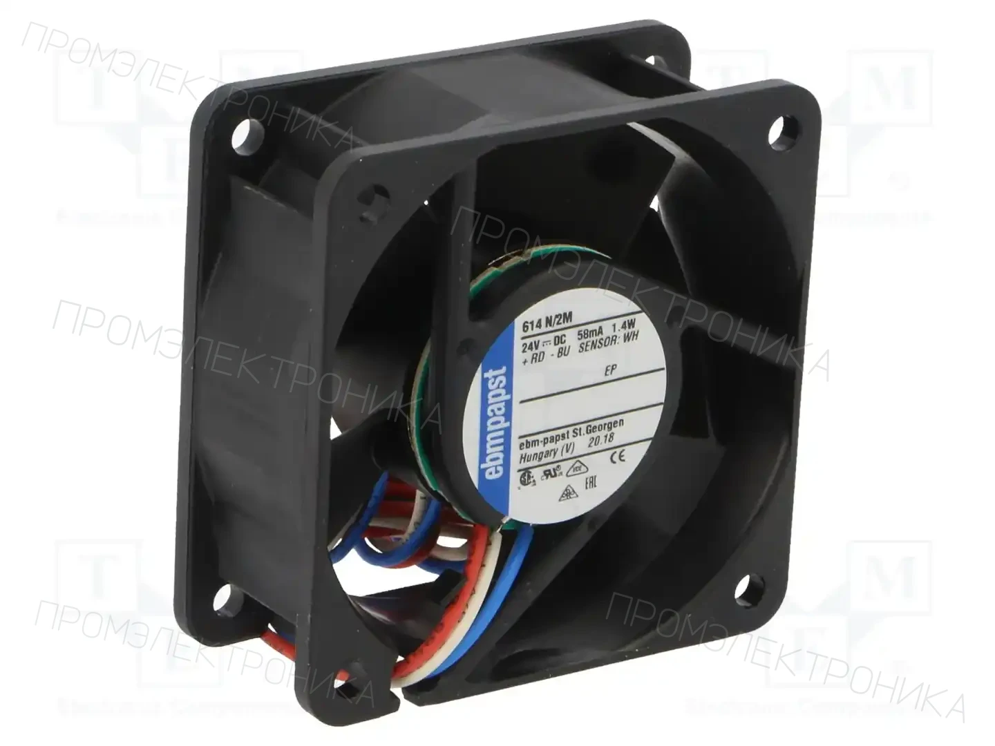 EBM-PAPST 614 N/2M — Вентиляторы DC 24V