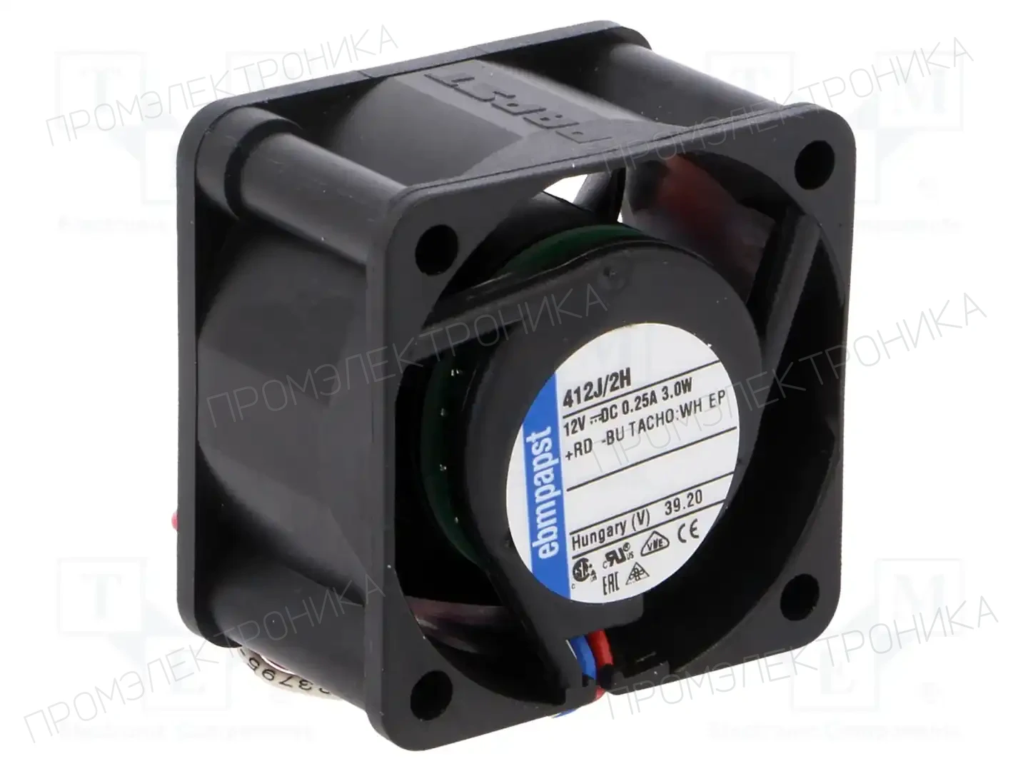 EBM-PAPST 412J/2H — Вентиляторы DC 12V