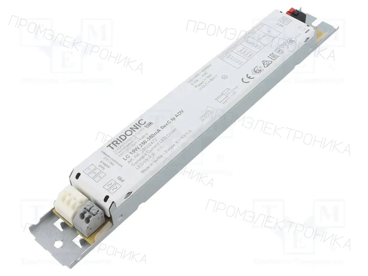 TRIDONIC LC 19W 250-350MA FLEXC LP ADV — Блоки питания для LED