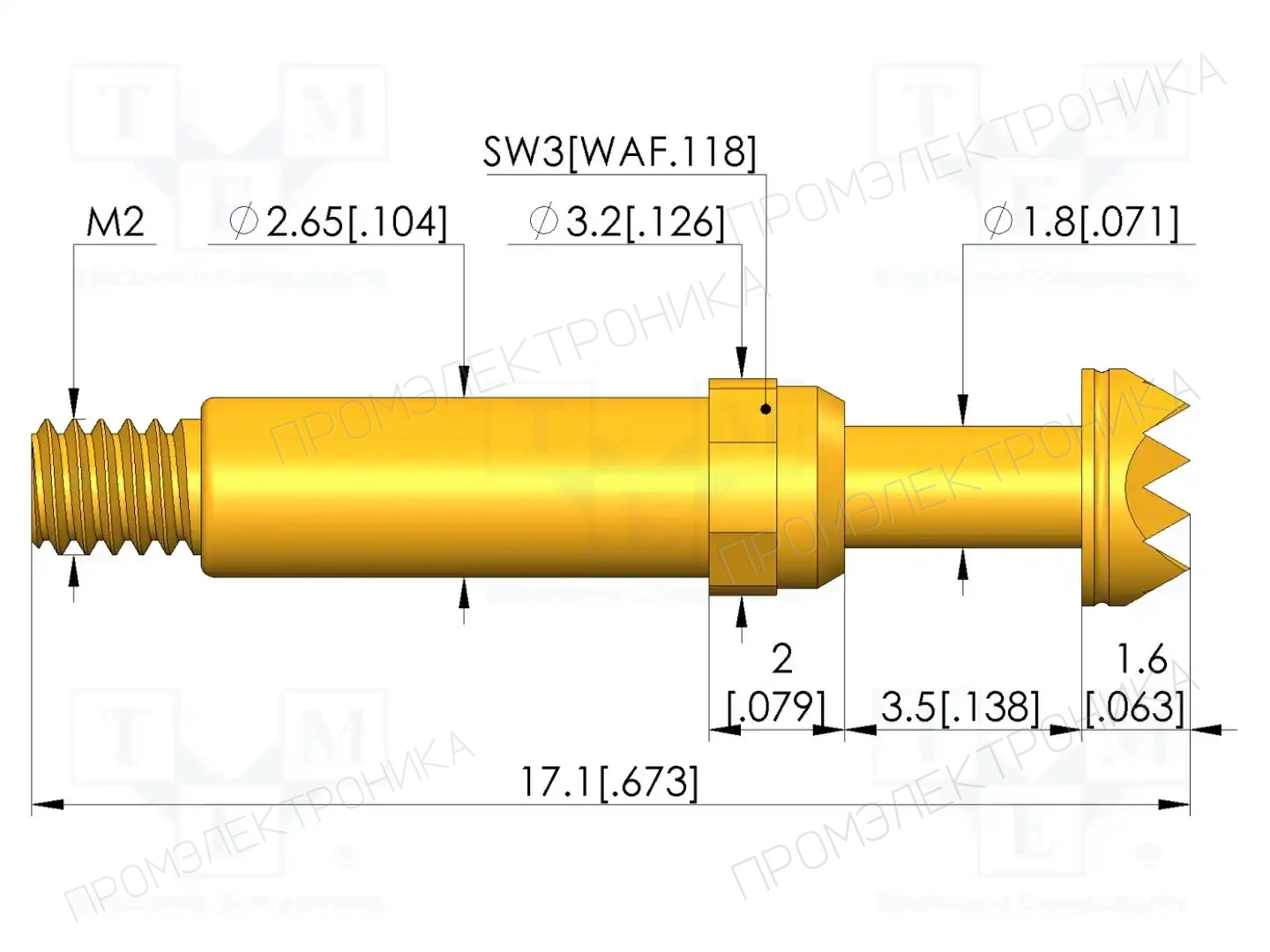 INGUN HSS-520 306 350 A 1502 M — Измерительные щупы