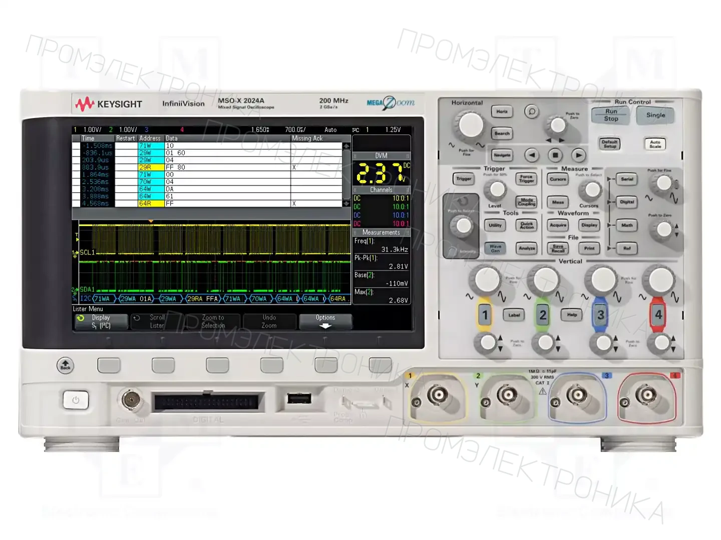 KEYSIGHT MSOX2024A — Осциллоскопы цифровые