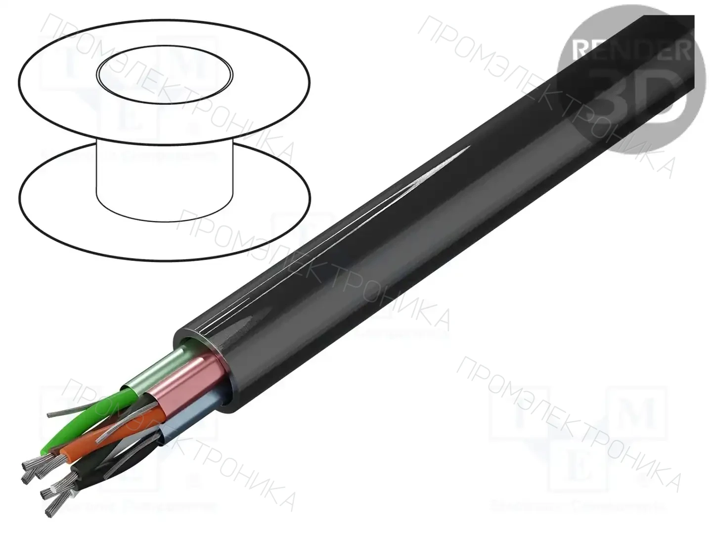 BELDEN 9990 060500 — Провода многожильные экранированные