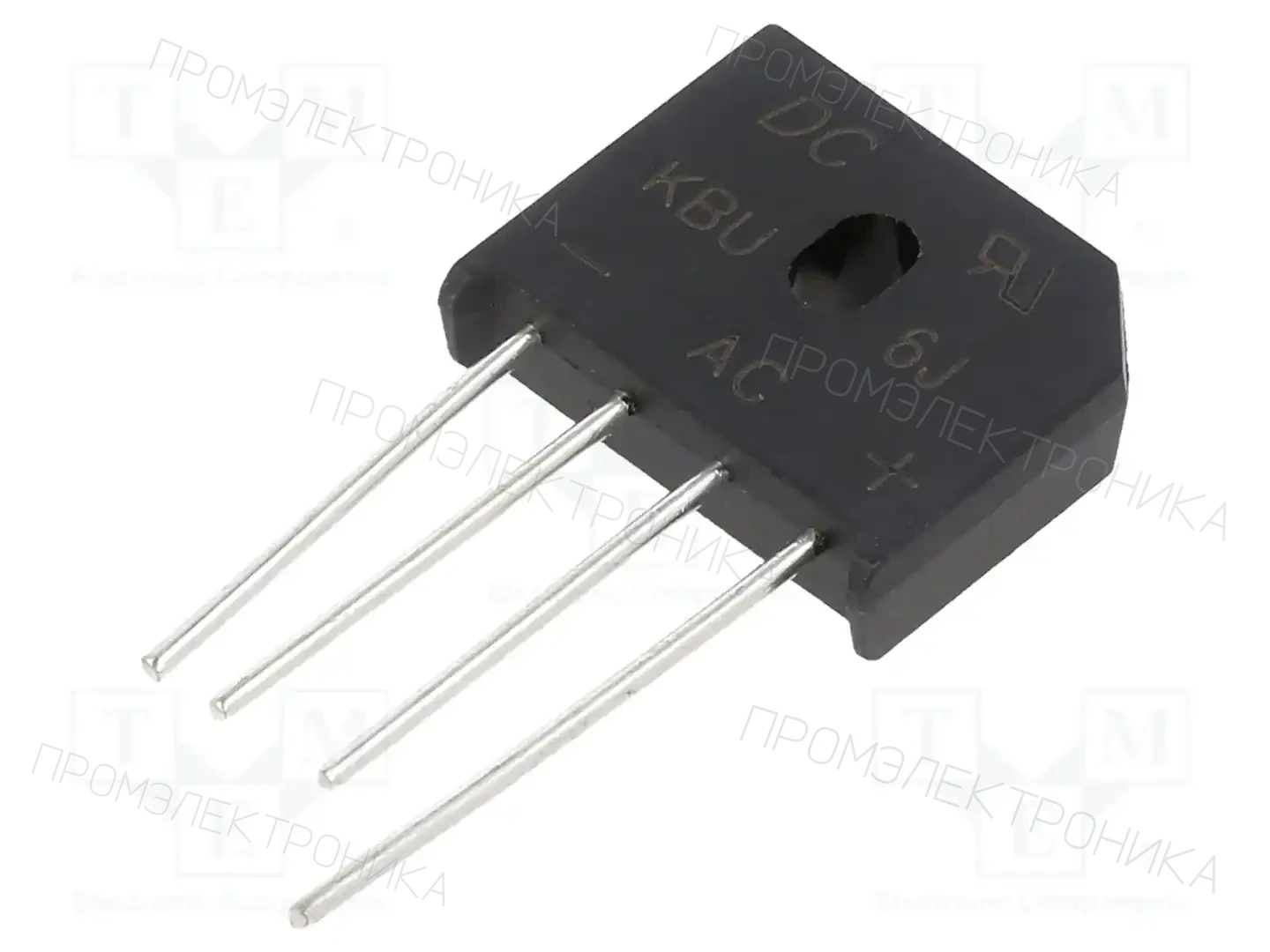 DC COMPONENTS KBU6J — Однофазные мосты диодные плоские