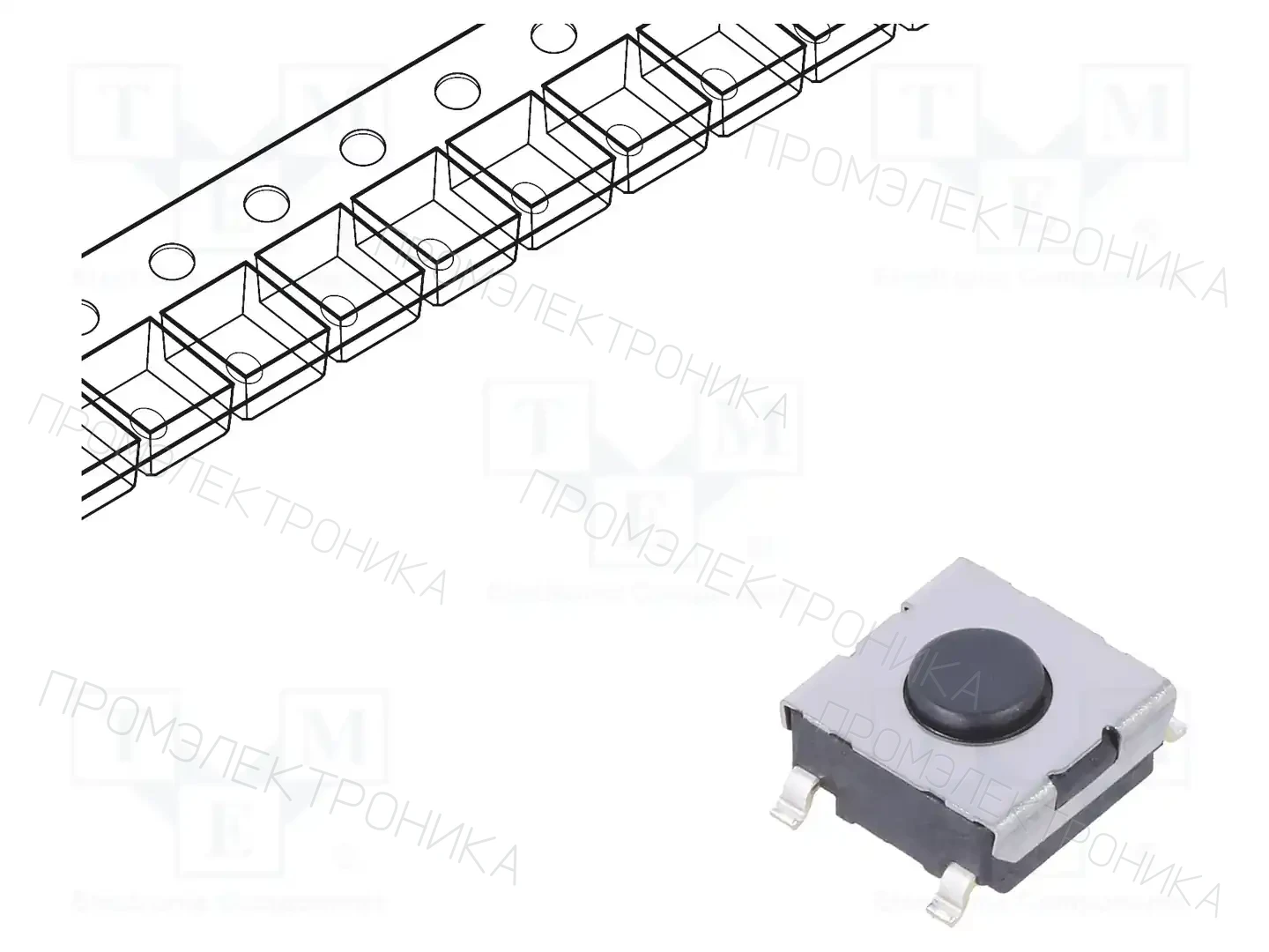 OMRON Electronic Components B3FS1000P — Микропереключатели TACT