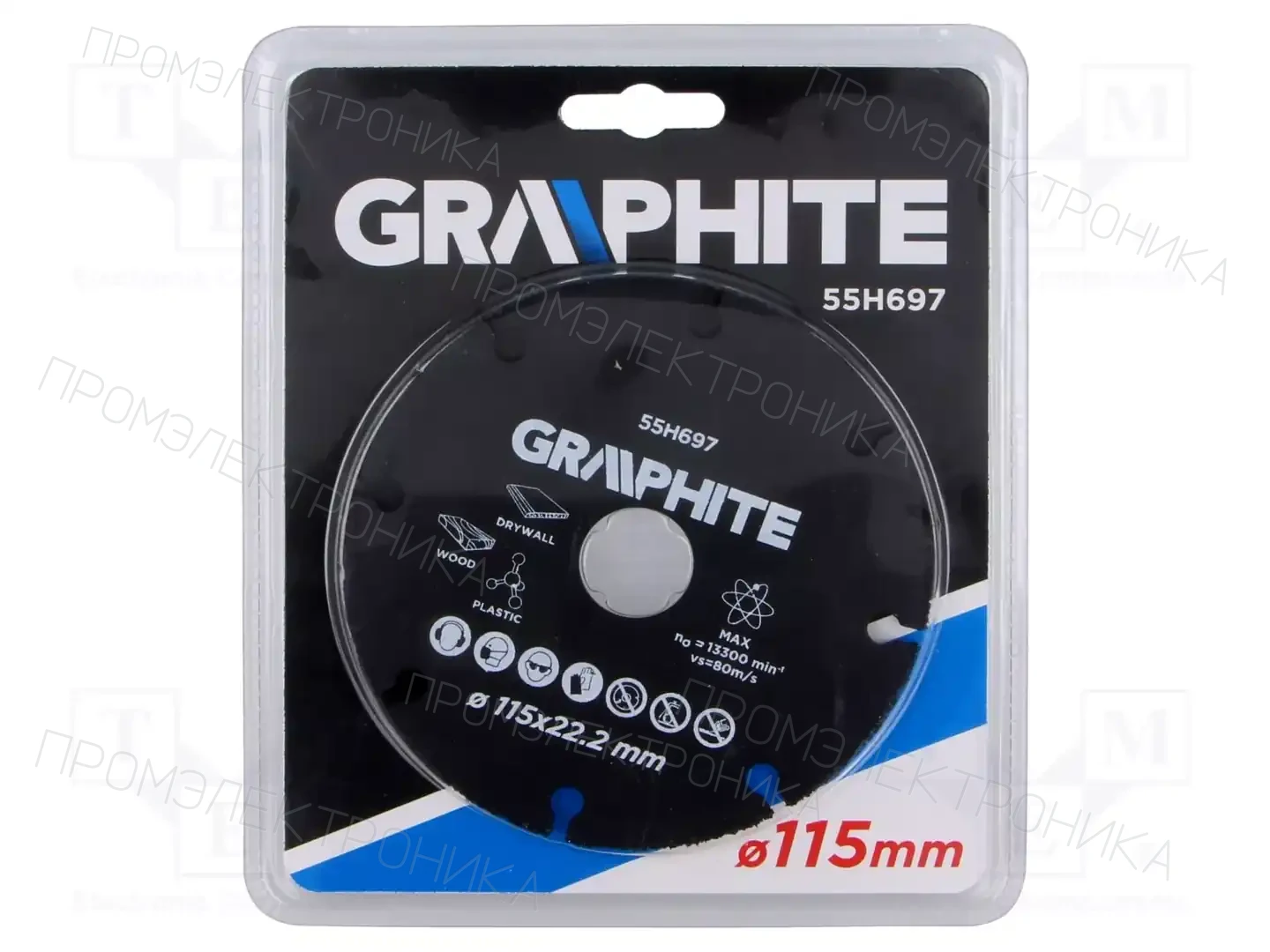 GRAPHITE 55H697 — Диски для резки и шлифовки