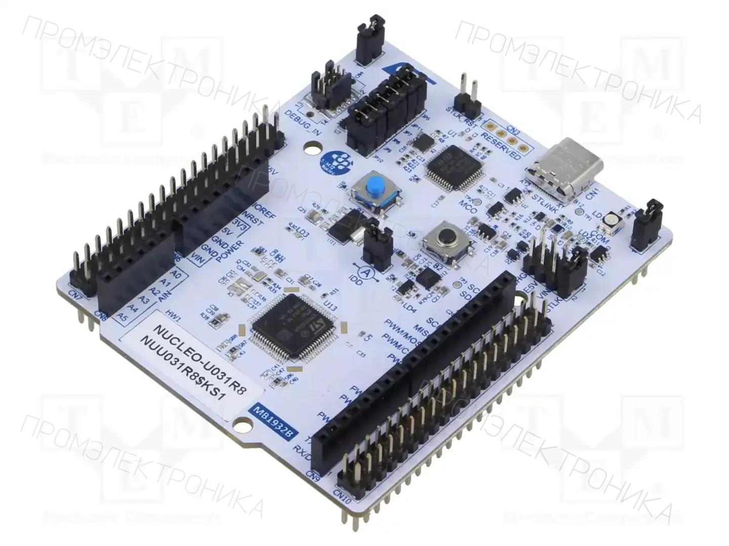 STMicroelectronics NUCLEO-U031R8 — Наборы пусковые для систем STM