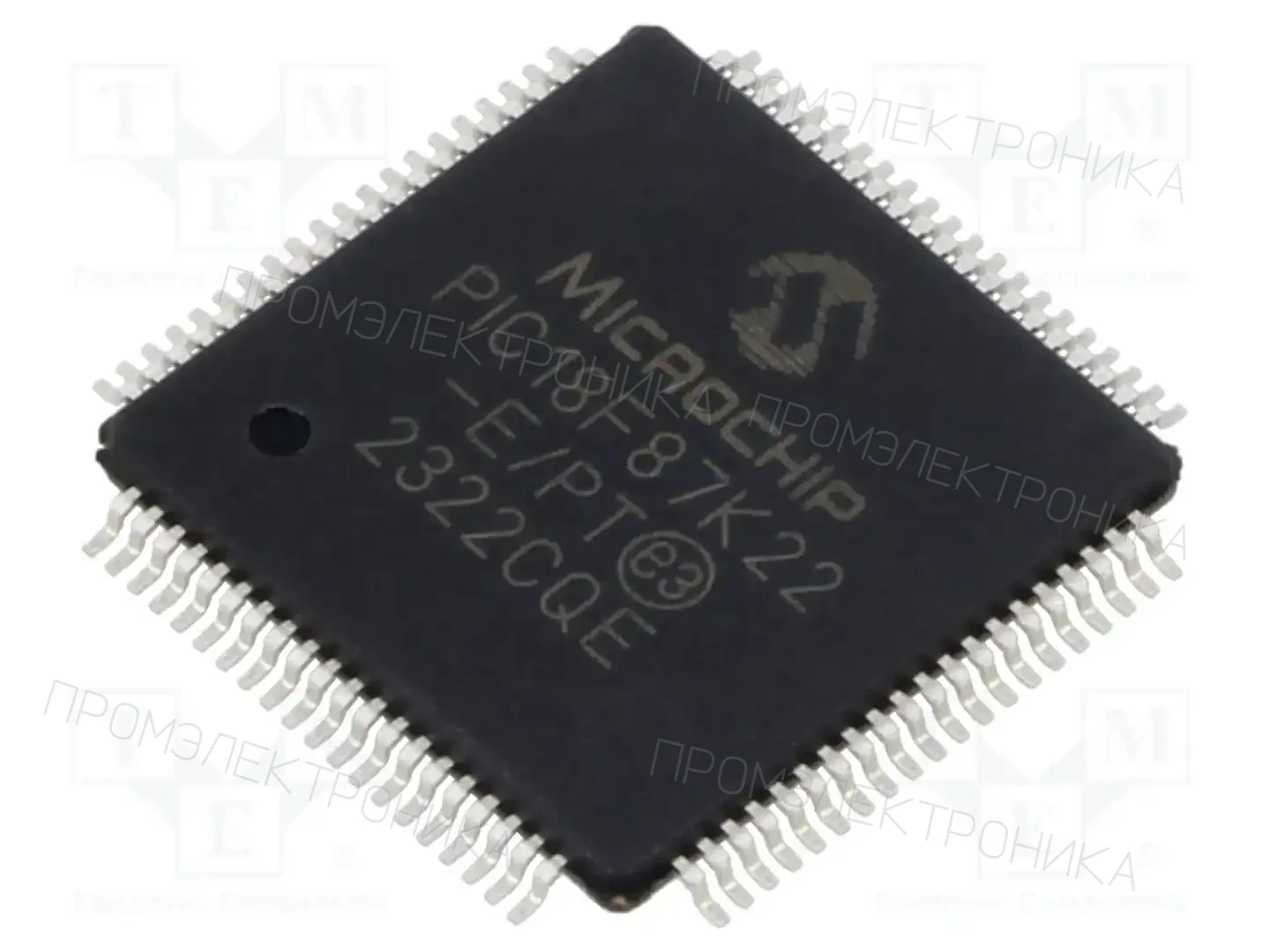Microchip Technology PIC18F87K22-E/PT — Линейка PIC 8-bit