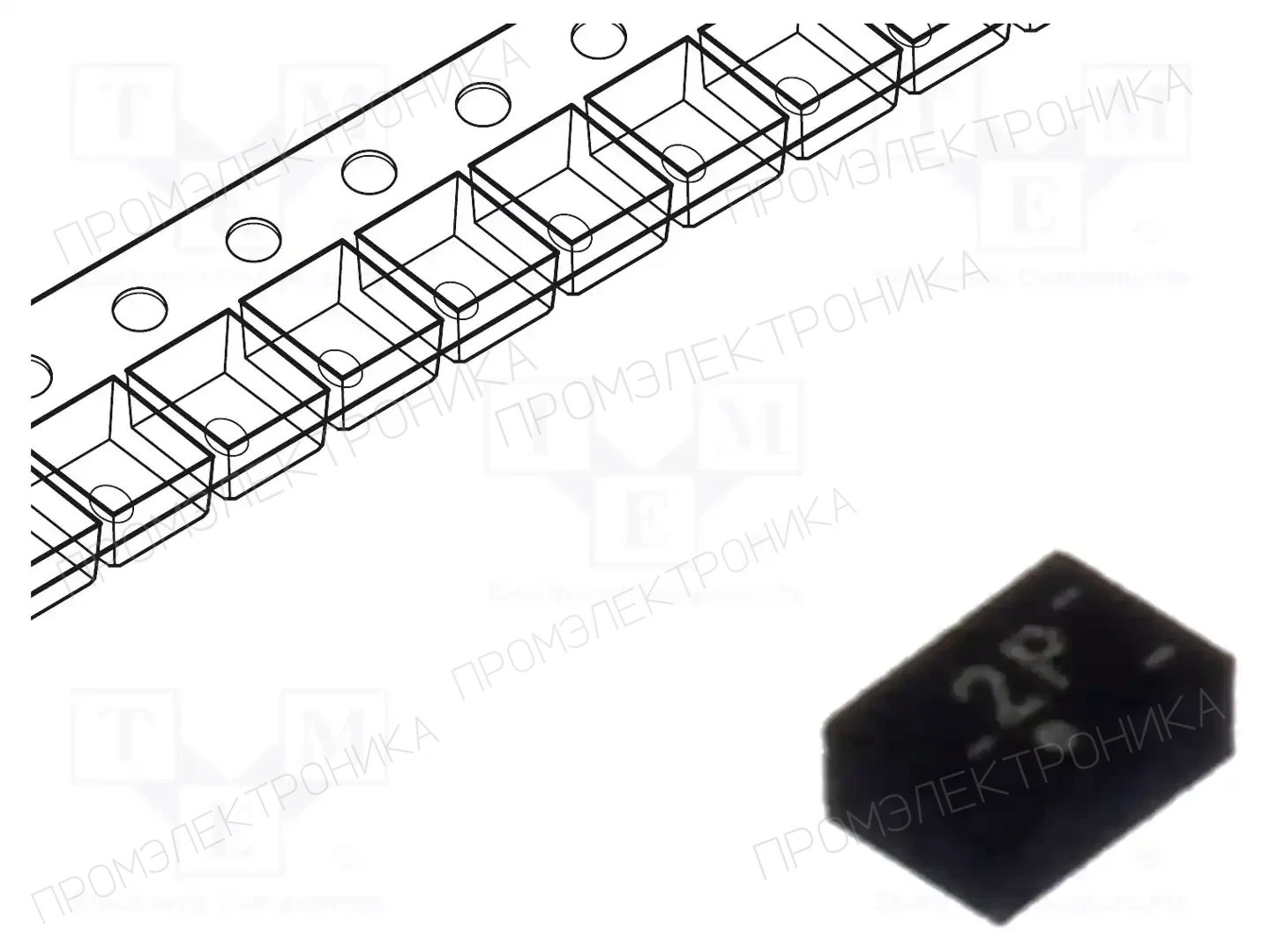Texas Instruments TPD4E004DRYR — Диоды защитные - сборки