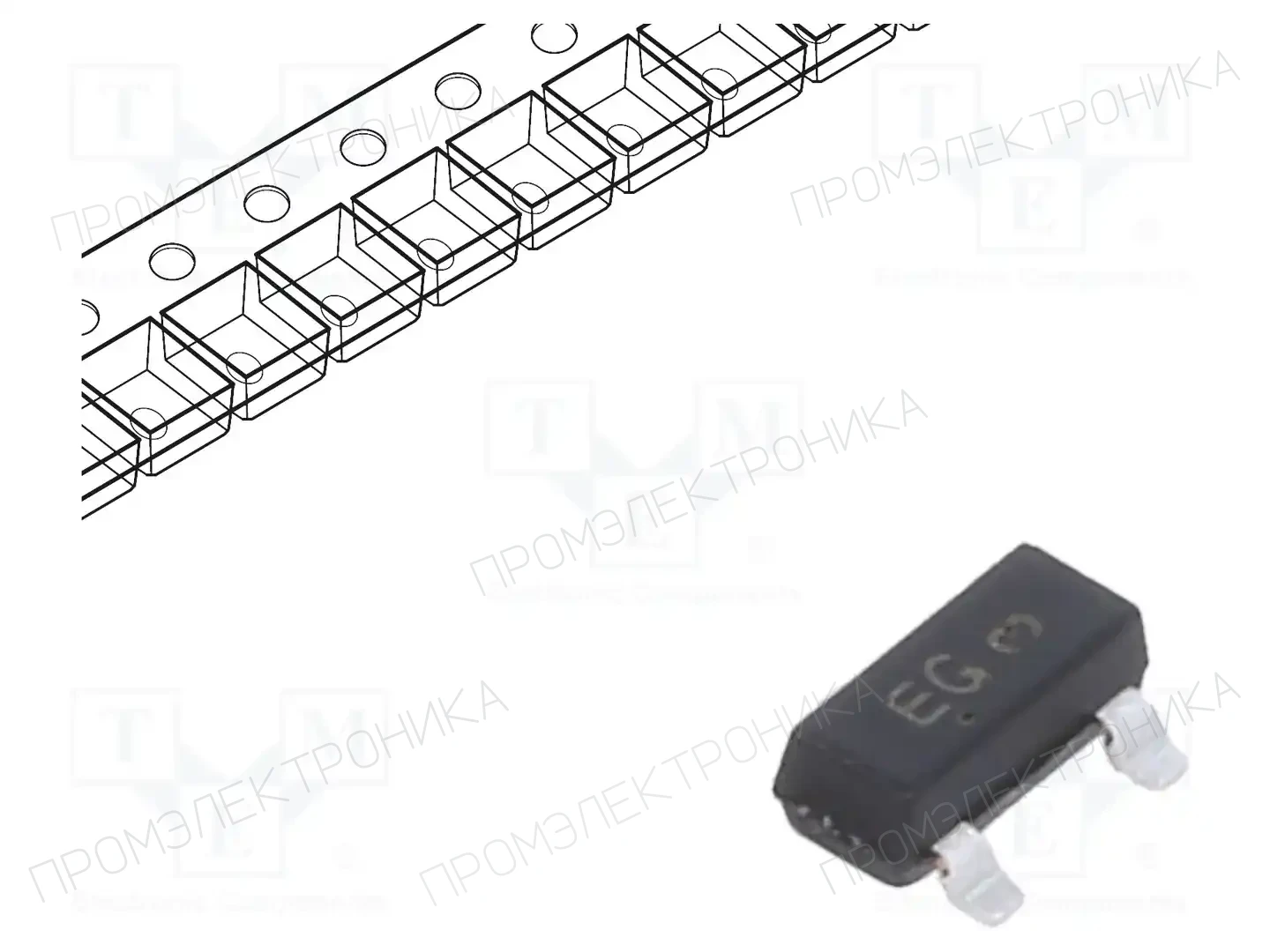 onsemi BCW66GLT1G — Транзисторы NPN SMD