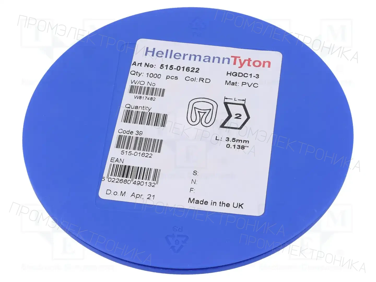 HELLERMANNTYTON 515-01622 — Маркеры проводов