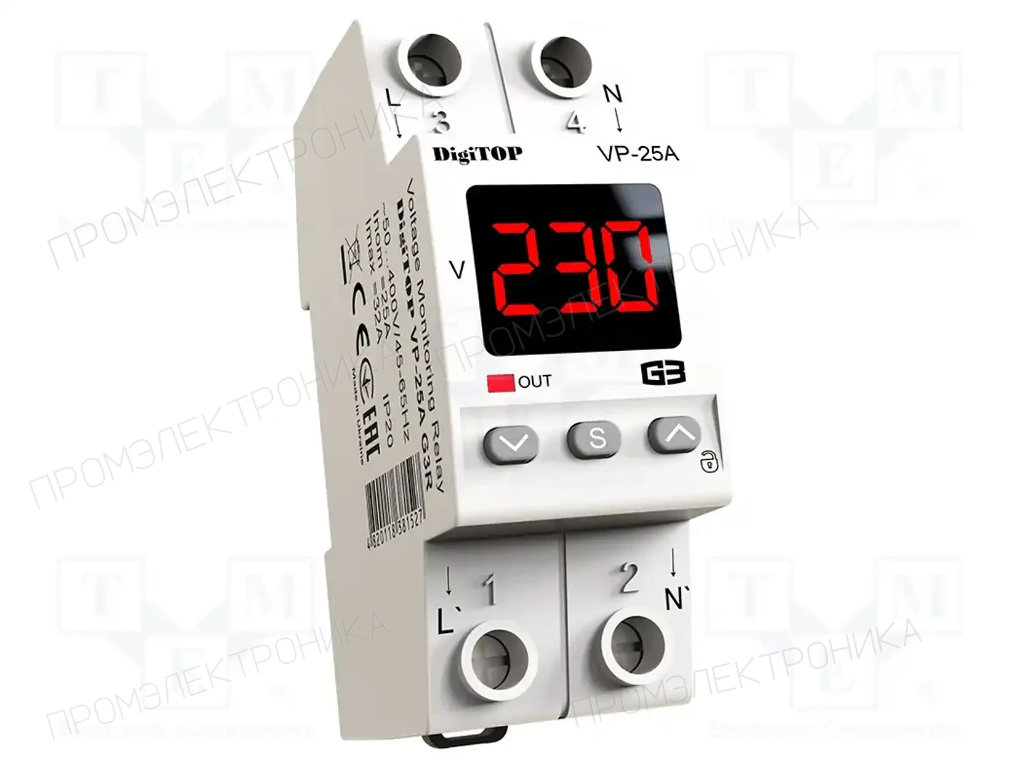 DIGITOP ELECTRIC VP-25A G3R — Контрольные реле