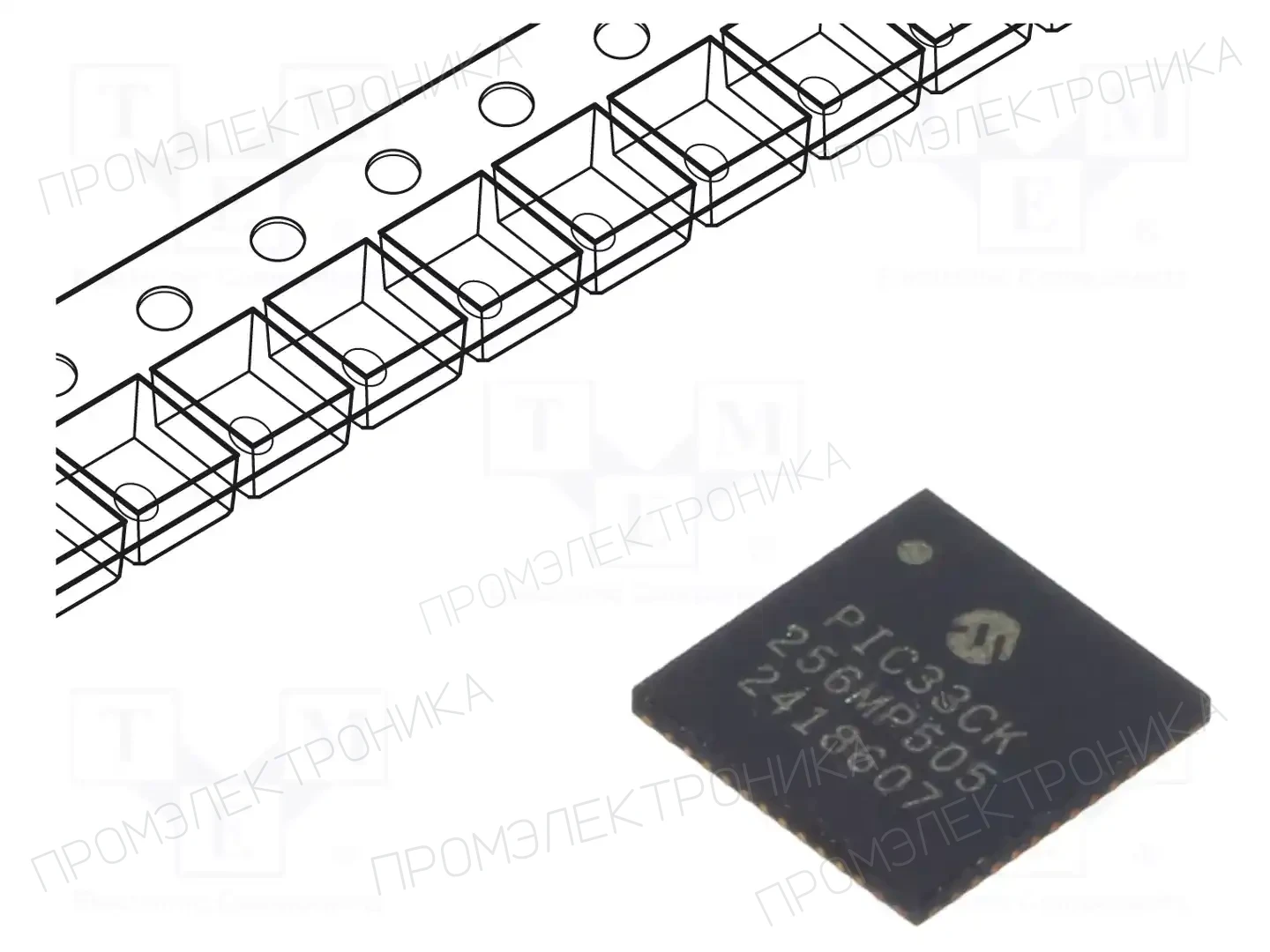 Microchip Technology DSPIC33CK256MP505-I/M4 — Линейка dsPIC 16-bit