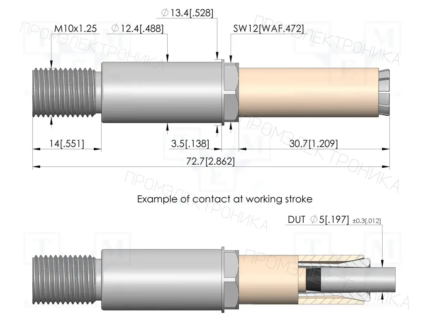 INGUN HKR-672 500 130 S 40004 M — Измерительные щупы