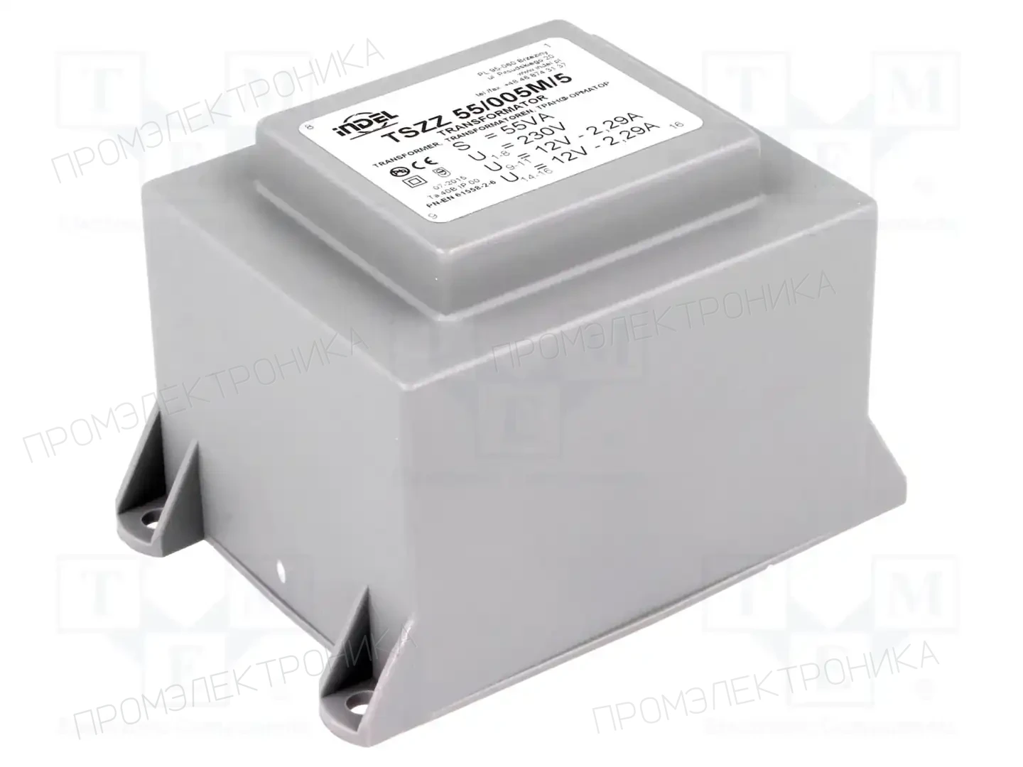 INDEL TSZZ55/005M — Трансформаторы PCB