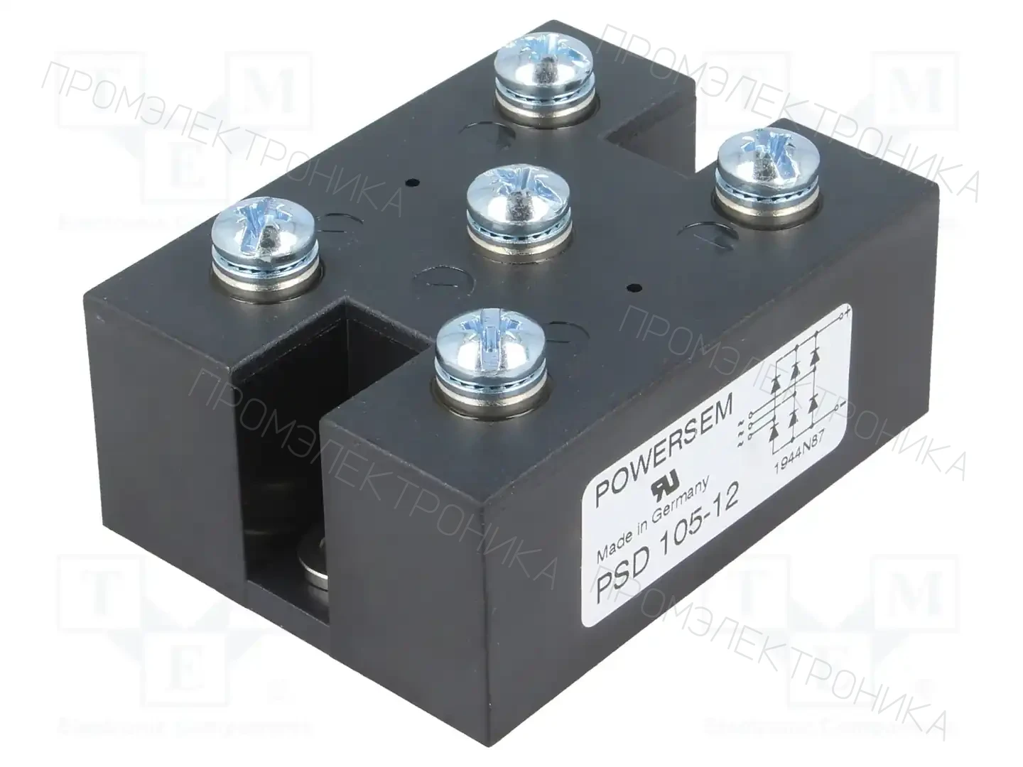 POWERSEM PSD 105/12 — Трехфазные мосты диодные