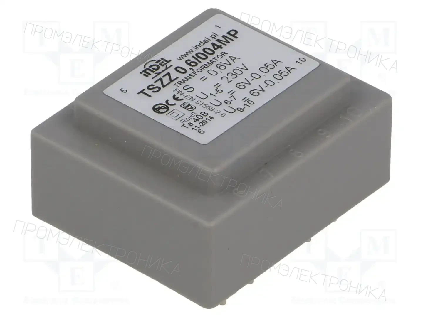INDEL TSZZ0.6/004MP — Трансформаторы PCB