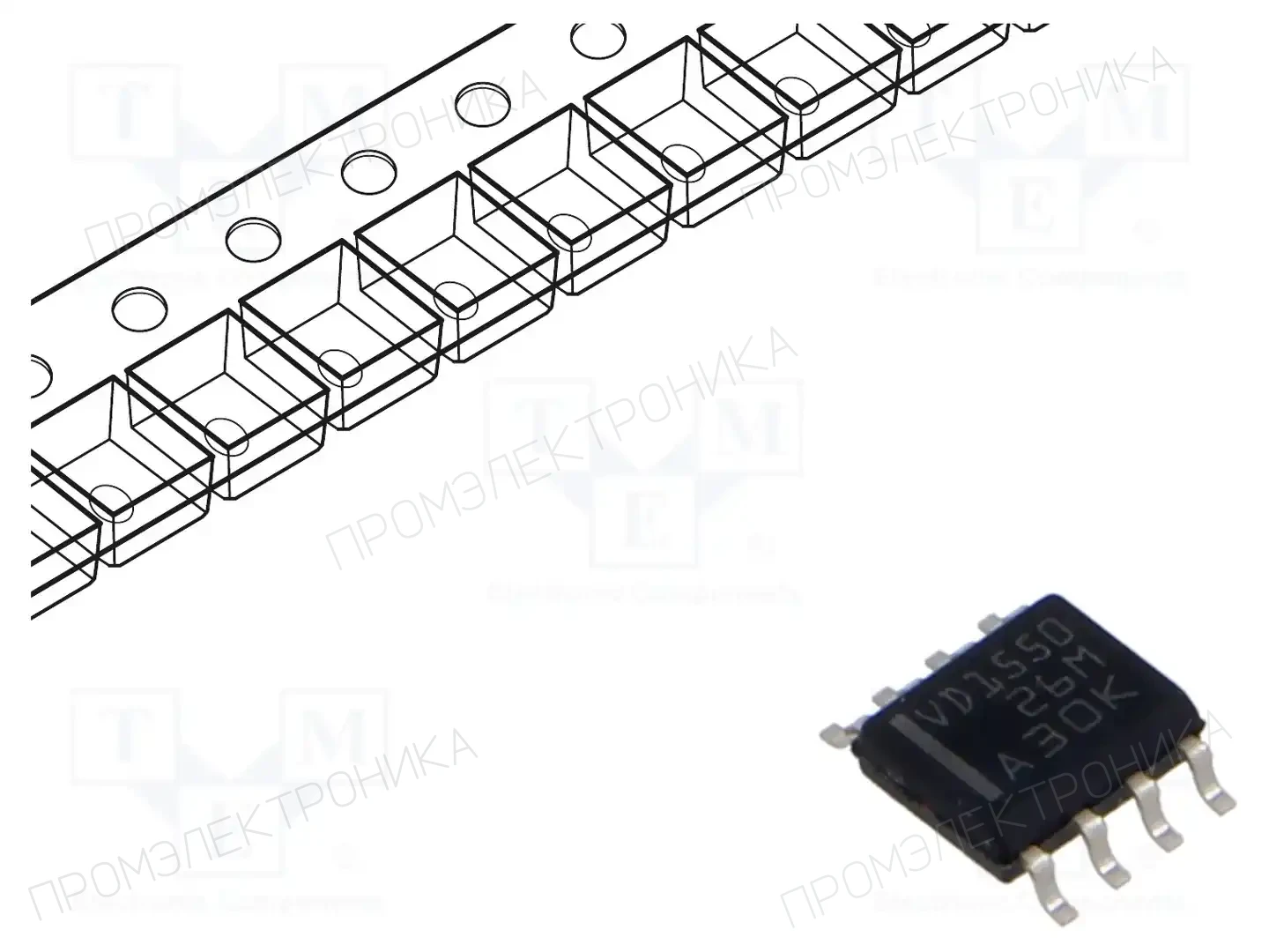 Texas Instruments THVD1550DR — Микросхемы - RS232 / RS422 / RS485
