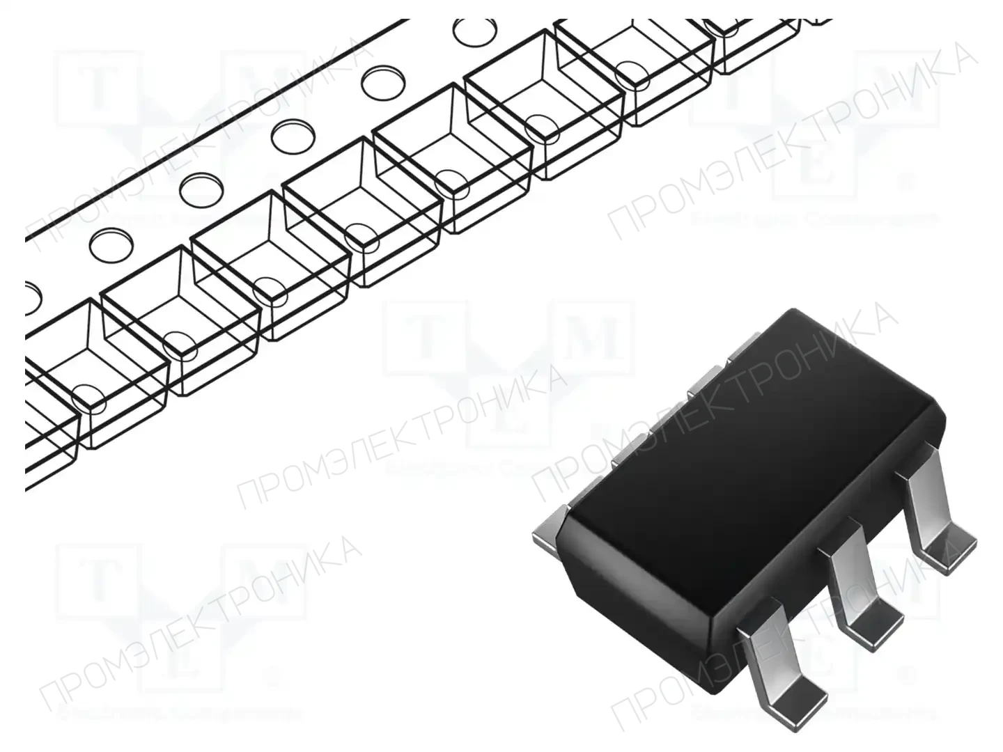 Texas Instruments LM2841YMK-ADJL/NOPB — Регуляторы напряжения - микросхемы DC/DC