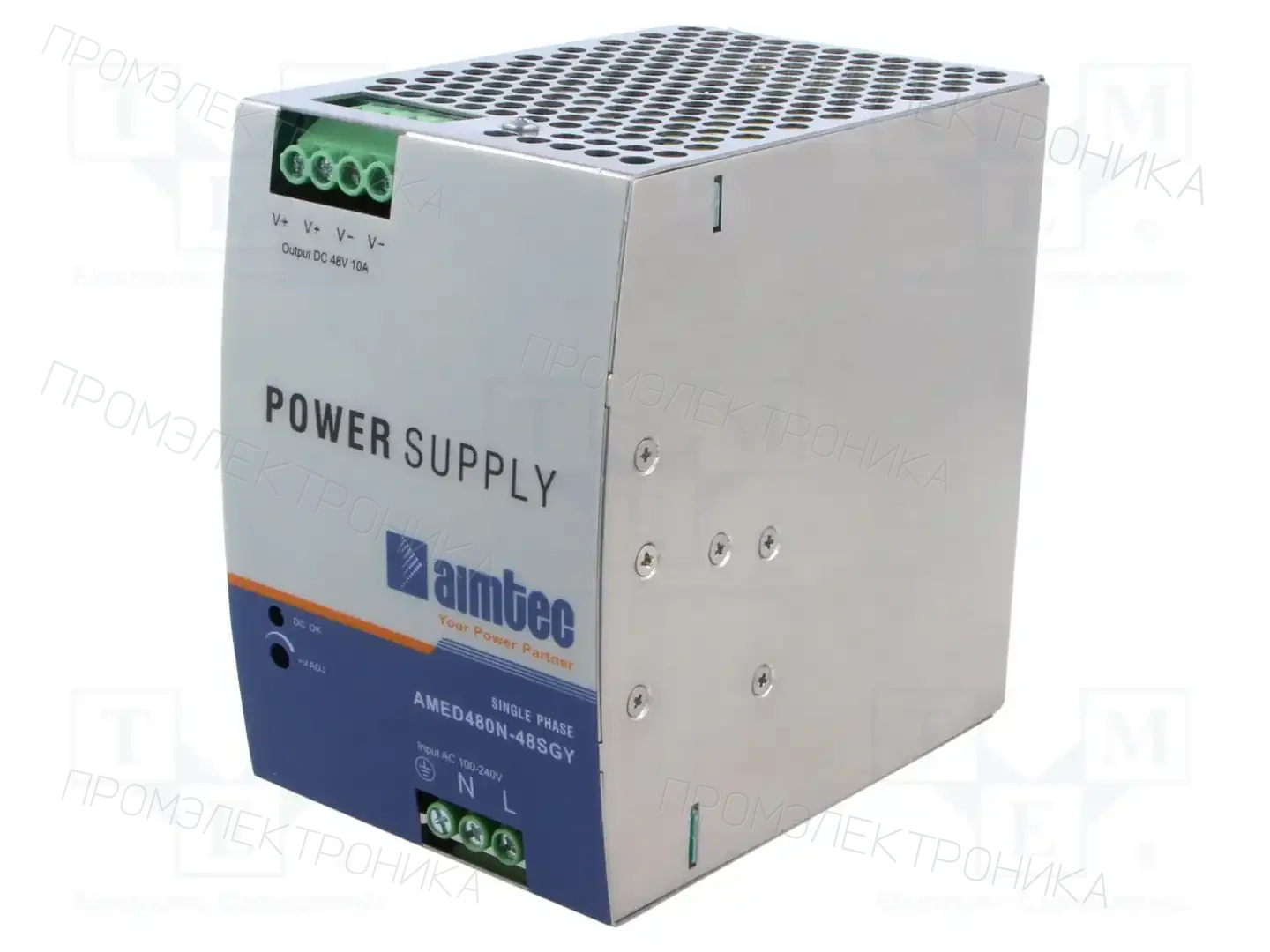 AIMTEC AMED480N-48SGY — Блоки питания на DIN-рейку