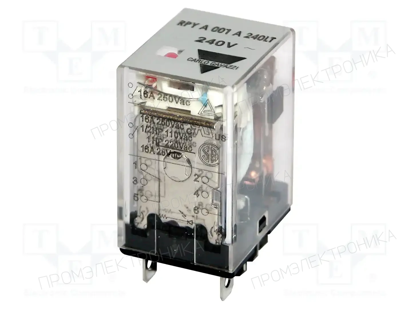 CARLO GAVAZZI RPYA001A120L — Реле электромагн. миниатюрные