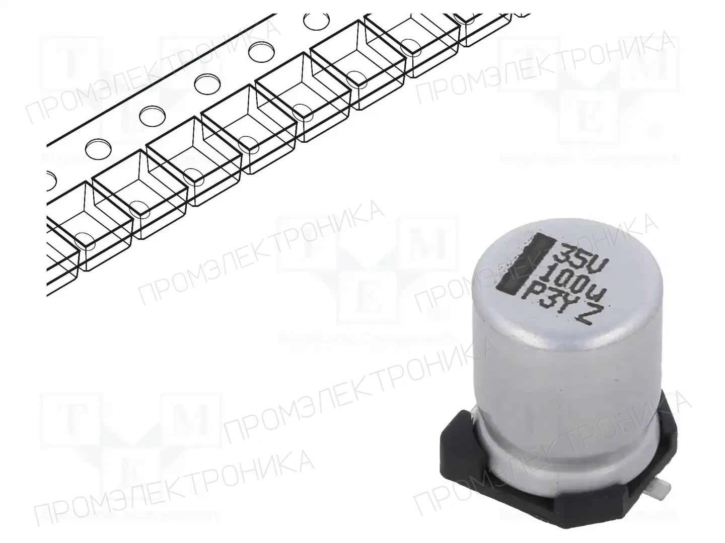 VISHAY MAL215097011E3 — Конденсаторы электролитические SMD