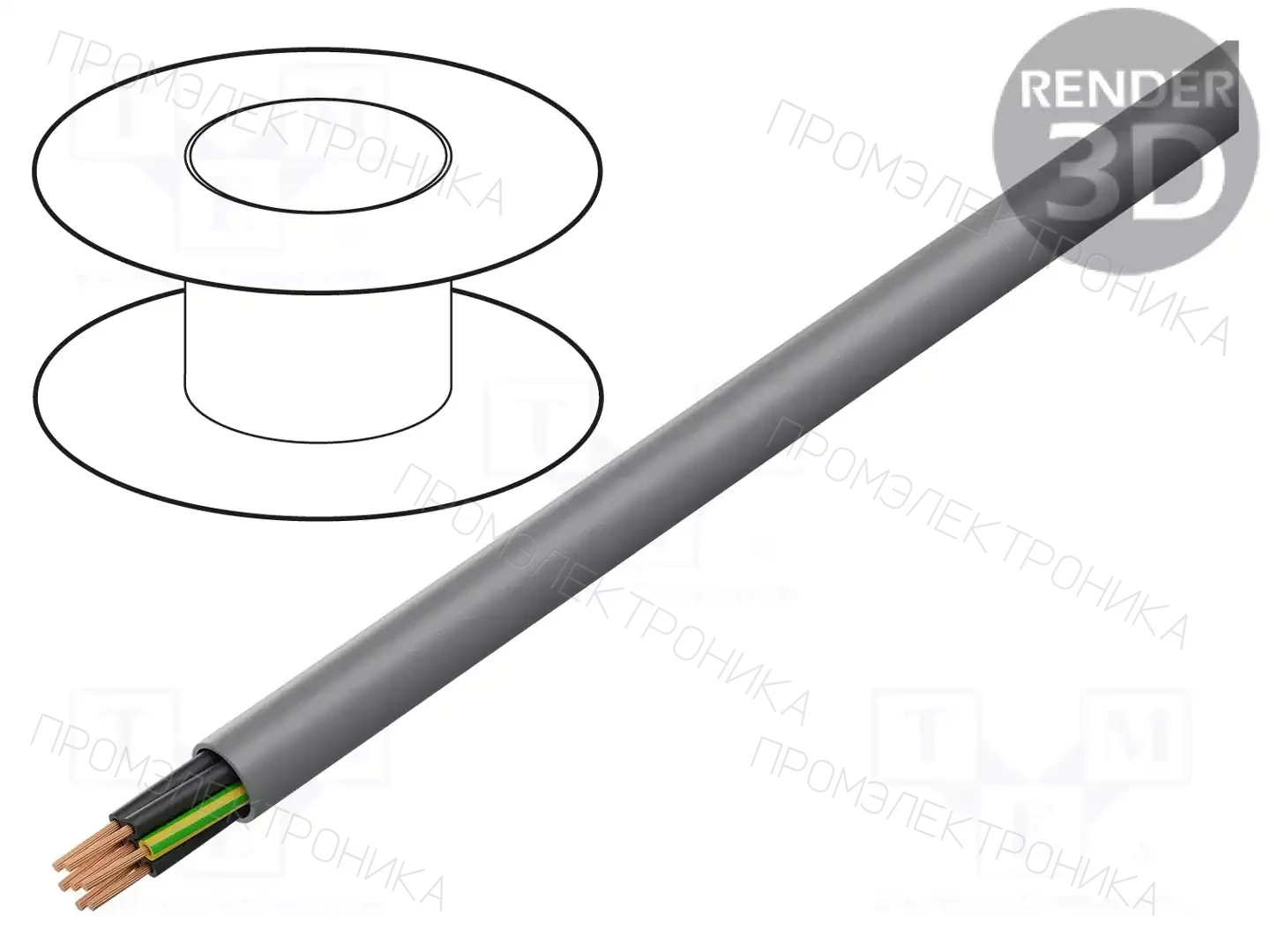 TECHNOKABEL 1763 100 10 — Провода многожильные неекранированные