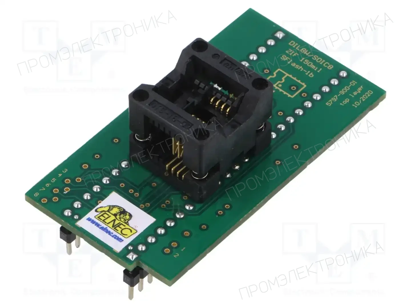 ELNEC DIL8W/SOIC8 ZIF 150MIL SFLASH-1B — Аксессуары для программаторов