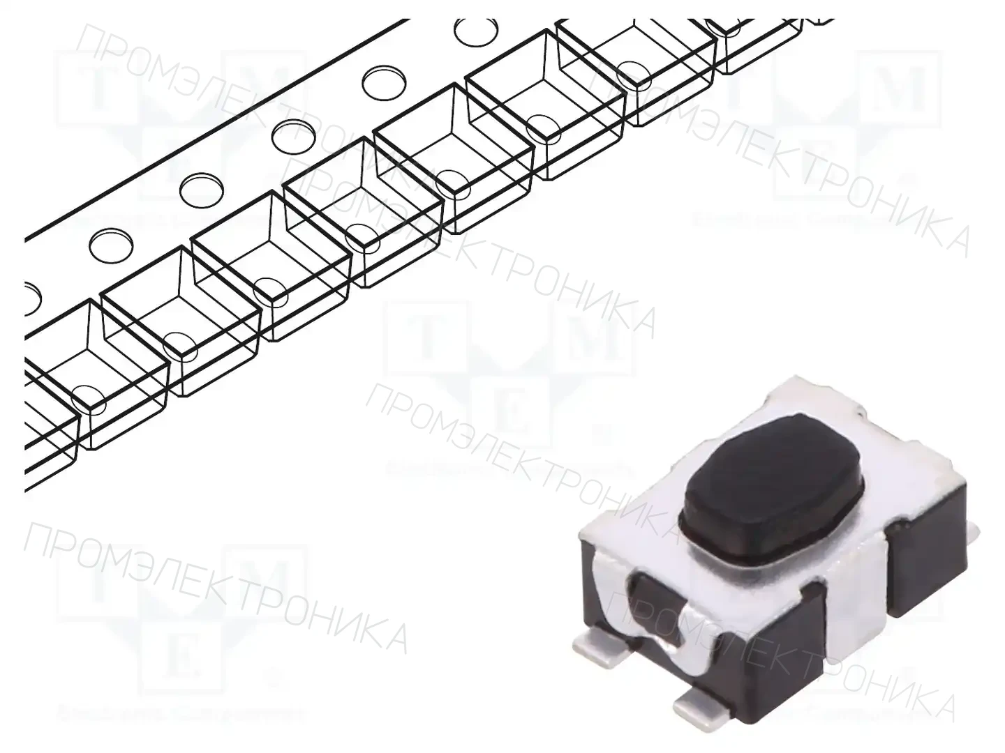 C&K KMR421NG LFS — Микропереключатели TACT