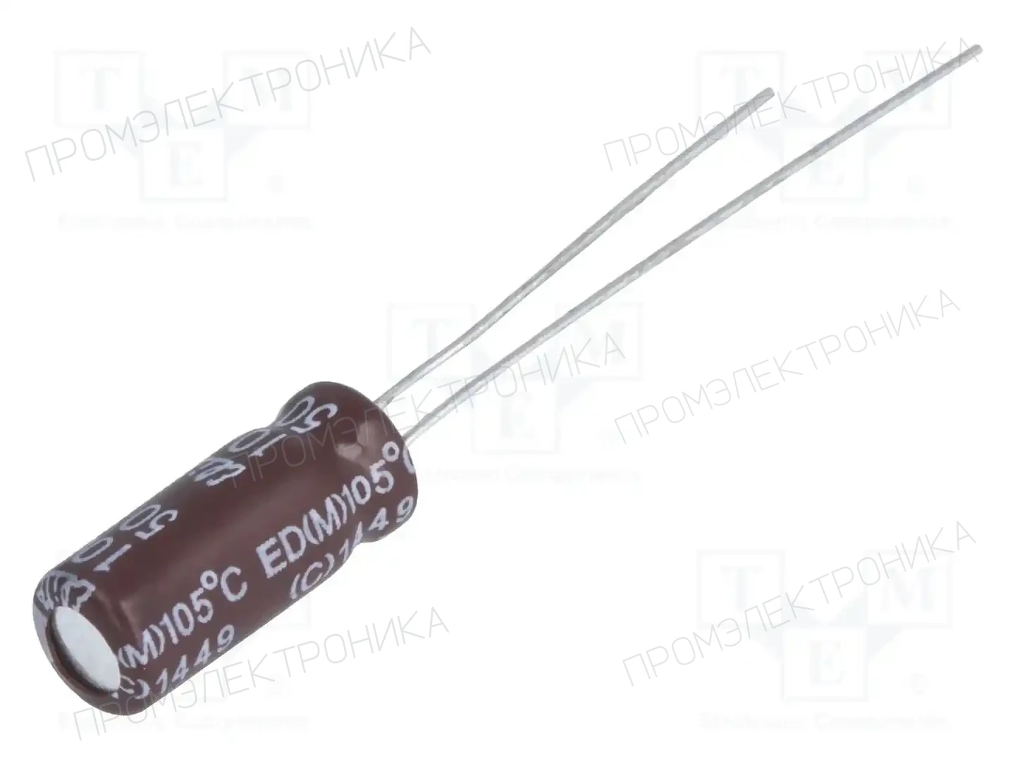 Elite ED1H100MNN0511U — Конденсаторы электролитические THT