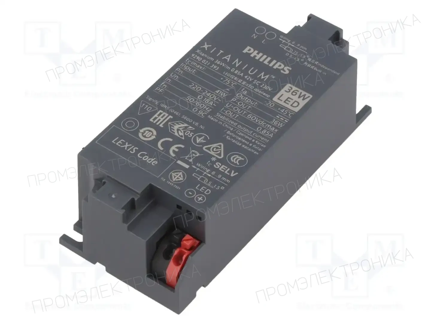 PHILIPS XITANIUM 36W/M 0.85A 42V SC 230V — Блоки питания для LED