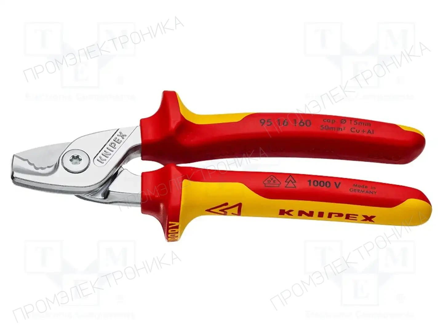 KNIPEX 95 16 160 — Изолированные клещи-кусачки