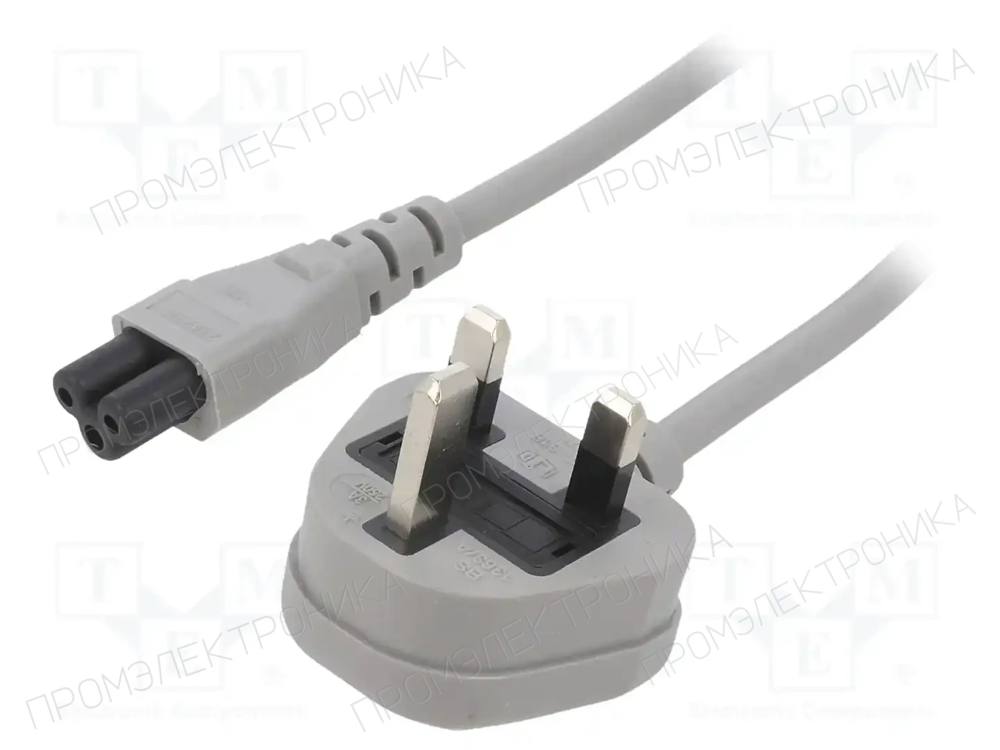 LIAN DUNG LT-318(3A)+535 3X0.75 GRY 1.8M — Кабели питания компьютерные и универс