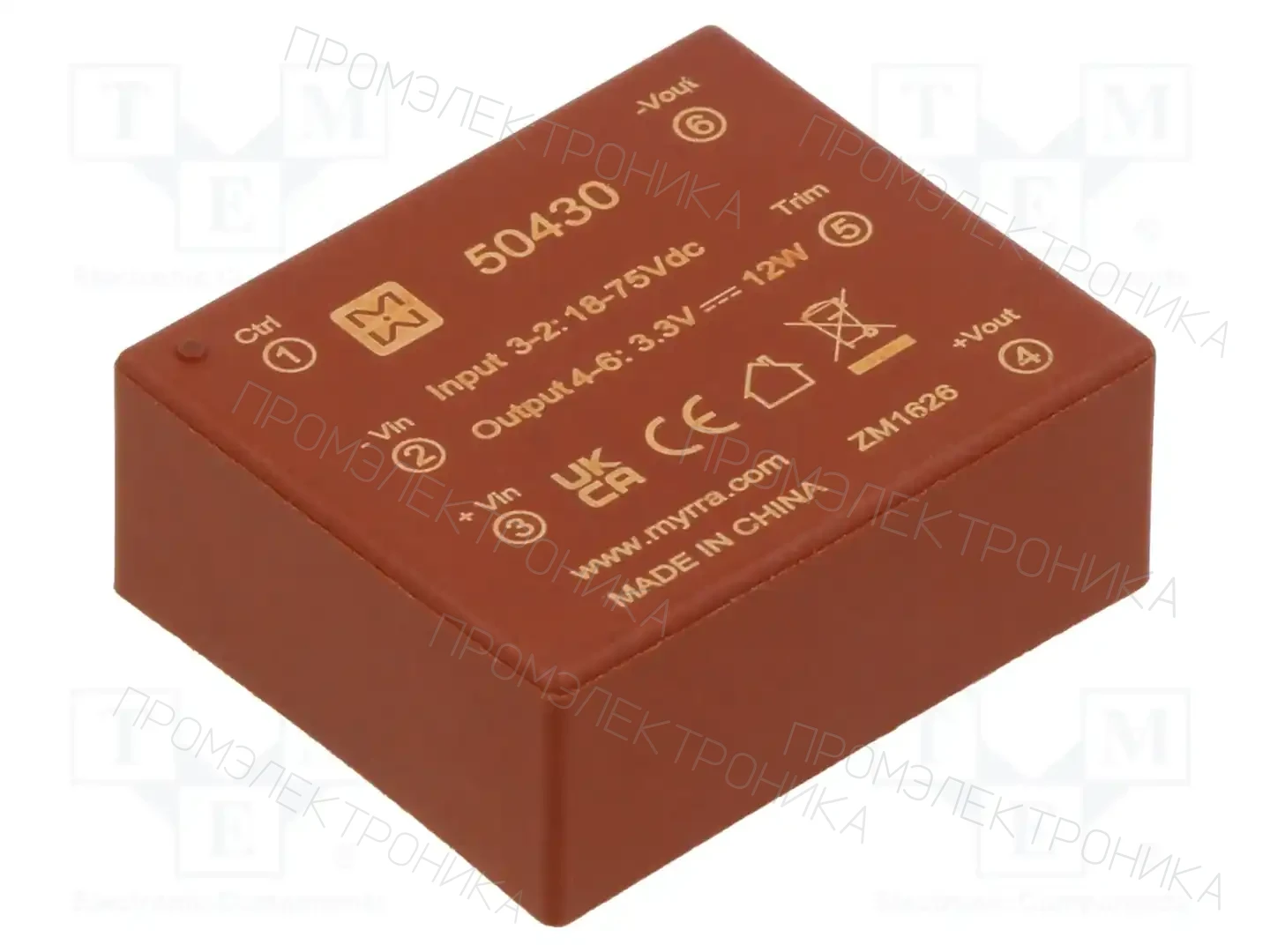 MYRRA 50430 — Преобразователи DC/DC