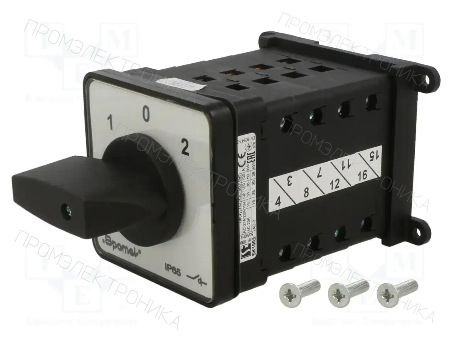 SPAMEL SK100-4.8396\BS03 — Переключатели кулачковые