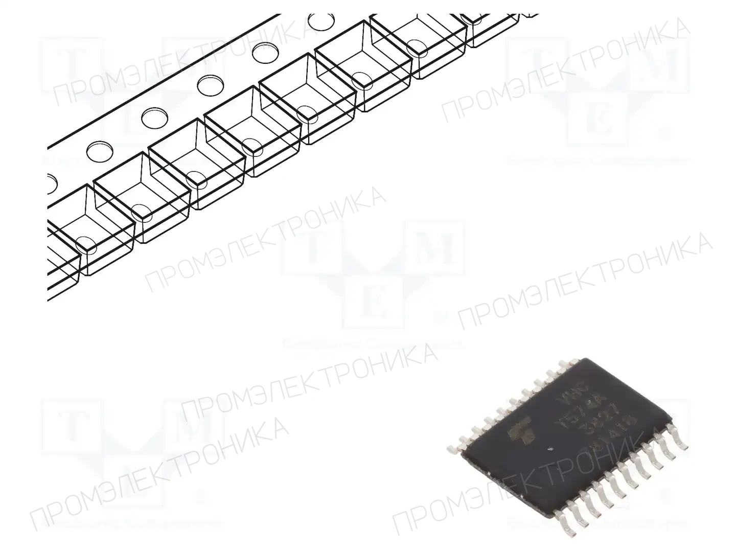 TOSHIBA 74VHCT574AFT(BJ) — Триггеры