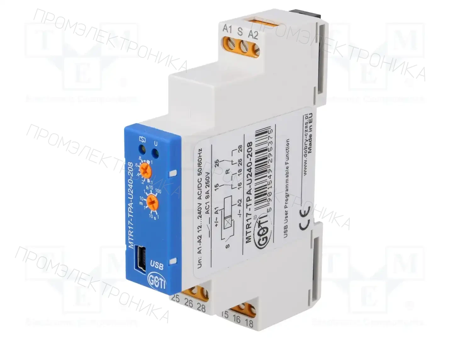 DOBRY CZAS MTR17-TPA-U240-208 — Временные аналоговые реле