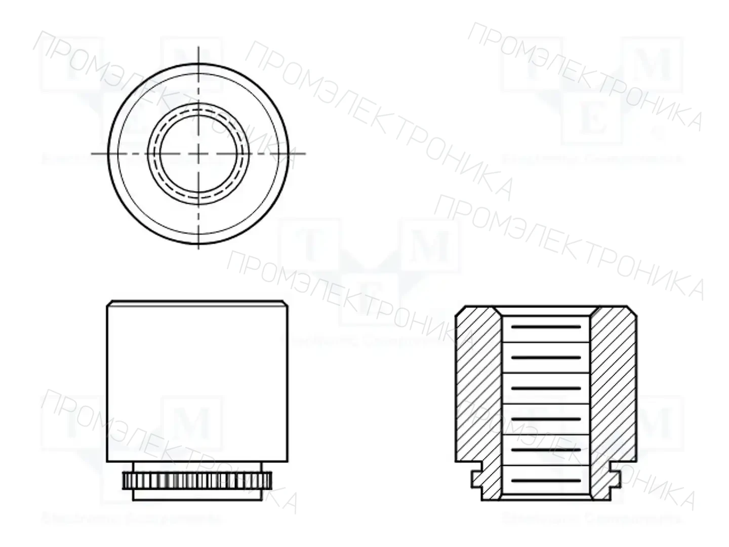 KEYSTONE 4866 — Элементы дистанционные металлические