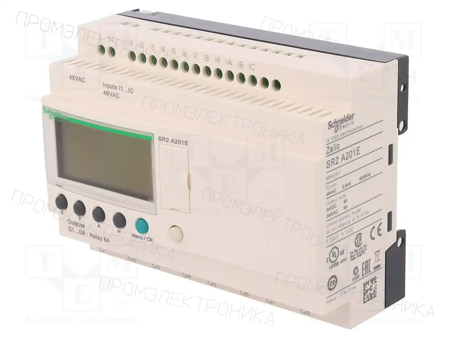 SCHNEIDER ELECTRIC SR2A201E — Реле прогр. основные модули