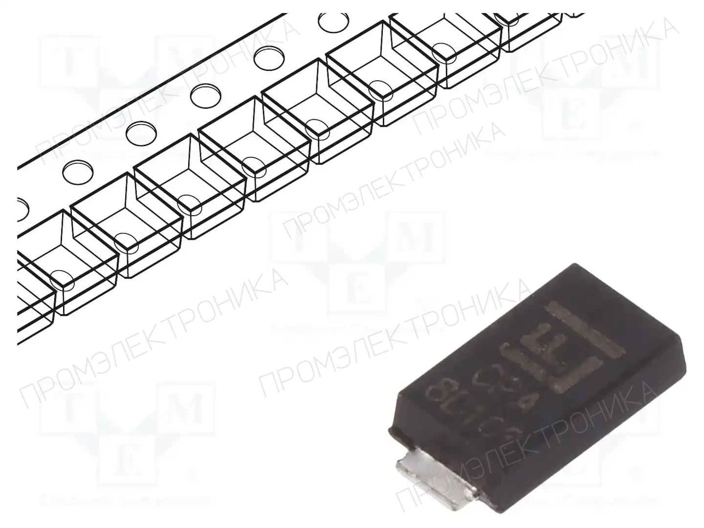 LITTELFUSE TPSMA6L36A — Диоды TVS SMD однонаправленные