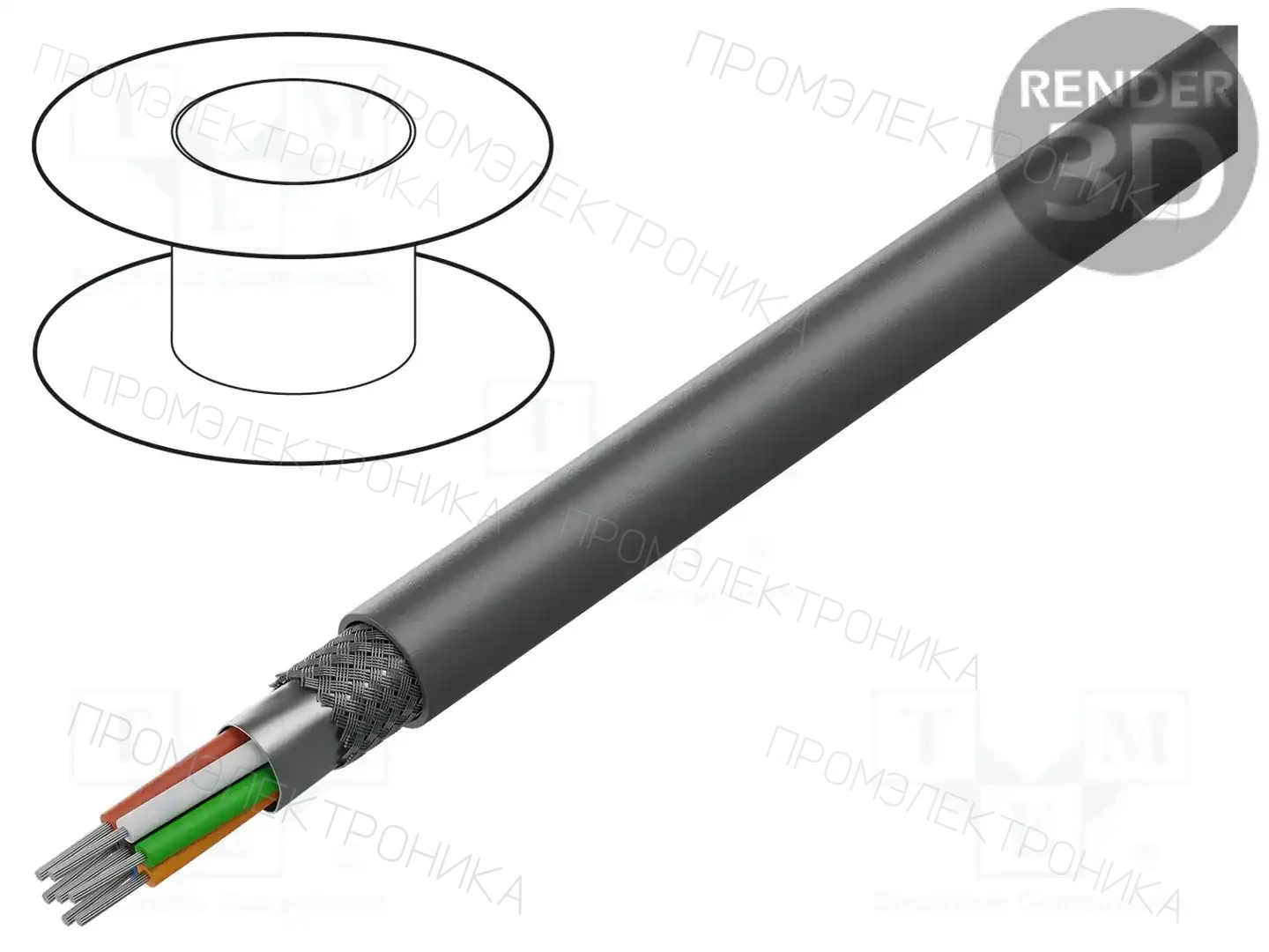ALPHA WIRE 79205 SL005 — Провода многожильные экранированные
